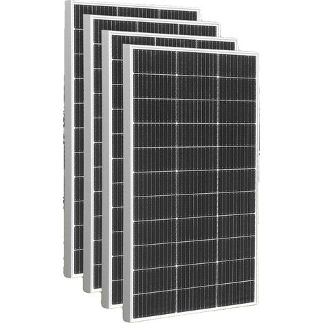 Panneau Solaire, Puissance Max 600w, Efficacité Monocristalline 21,8%, Design Résistant aux Intempéries, 600w 4pcs 150w kit (1/2)
