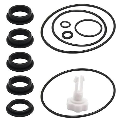 Recambios para filtro de arena para bombas de arena, accesorios de piscina, juntas para bomba de arena 25013, recambios que incluyen 1 válvula de purga de aire y (1/5)