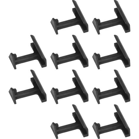 Pince de Guidage d'eau de Panneau PV, 10PCS Installation Facile Petit Clip de Drainage d'eau de Panneau Solaire Pa66 Extérieur (3,5 cm) (1/5)