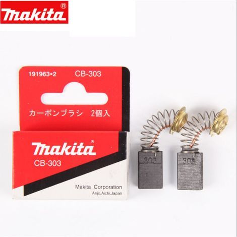 Set mit 2 Kohlebürsten CB 303 für Makita-Werkzeuge – 191963-2 (1/2)