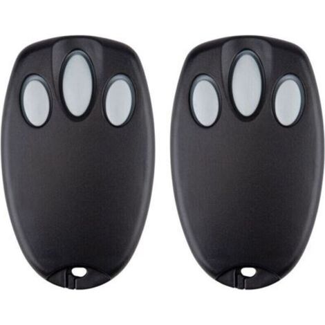 Lot de 2 émetteurs de porte de garage portatifs de remplacement pour Chamberlain Liftmaster Motorlift 94335E 84335E ML700 ML500 ML850 Merlin+ C945 C840 Security+ 433,92 MHz (1/4)