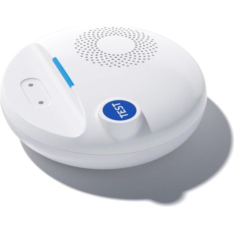 Détecteur de Fuite d'eau Connecté WiFi 2.4GHz, Capteur de Fuite d'eau Hautes Sensibilités IP67 avec Alerte Sonore 100dB, Compatible Tuya Smart Life APP, Mensuel pour Cuisine, Salle de Bain
