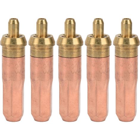 Lot de 5 buses de découpe au gaz, propane et oxygène, pour soudage, consommables de rechange pour torche G01-300, unité 1