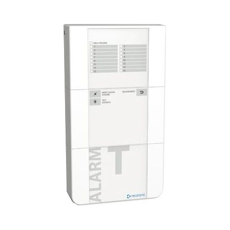 ATT16 – Tableau d'alarme technique 16 zones TESLA