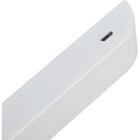 Lampe LED à détecteur de mouvement sans fil adhésive pour placard, penderie (double rangée de lumière blanche) (1/5)