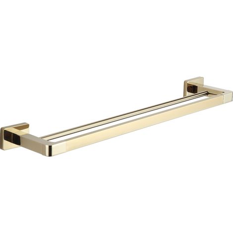 Mexen Asis double porte-serviettes, Or - 7017625-50 (1/2)