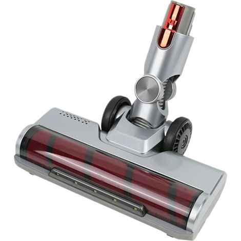 Rotierender Ersatzbürstenkopf, kompatibel mit UWANT Akku-Staubsaugern V100/V200 mit LED-Scheinwerfer und großer flexibler Walze