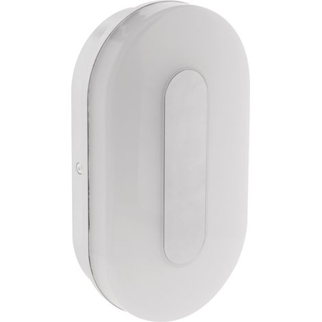 Hublot d'extérieur ovale LED 18W IP65 - Blanc - Zenitech (1/3)