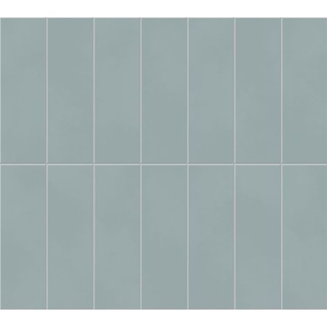 Mosaïque effet Béton Bleu Brume Brick 37x33x0,85 cm Mat Cortivo - Mur intérieur (vendu par carton de 0,7326 m²) - RO'MA CARRELAGE