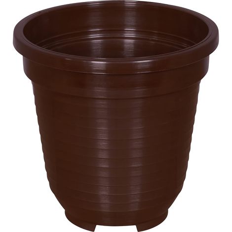 Geli Blumentopf STANDARD Braun Ø  6 cm - Kunststoff