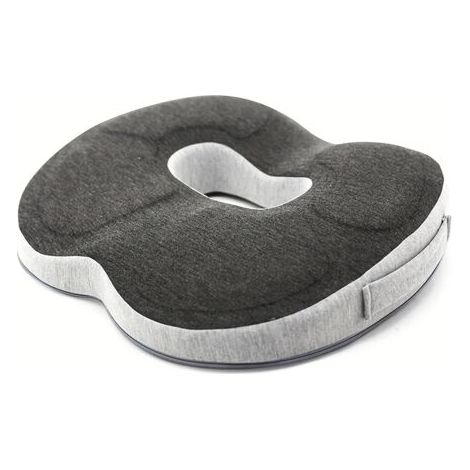 Coussin de Siège Ergonomique en Mousse à Mémoire de Forme – Antidérapant avec Base Stable et Haute Respirabilité, Confort Durable pour Bureau, Maison et Télétravail