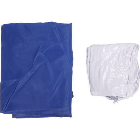 Fauteuil gonflable bleu foncé, pliable et réglable, en tissu Oxford doux pour piscine et sports aquatiques (1/5)