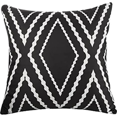 de coussin en polyester 45x45cm à motif géométrique moderne