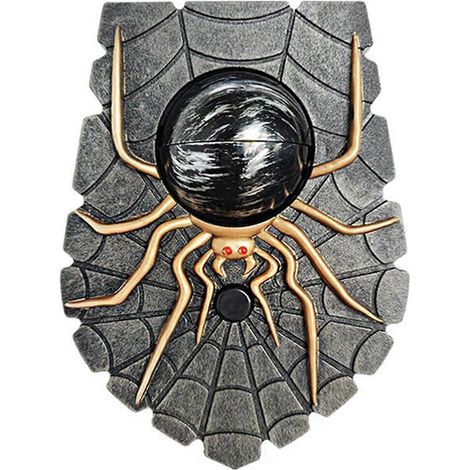 Sonnette Porte Halloween Araignée avec Yeux Lumineux et Effets Sonores pour Intérieur et Extérieur (1/4)