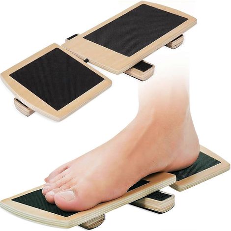 Planche d'équilibre en bois pour chevilles outil d'entraînement stabilité cheville et proprioceptif pour kinésithérapie (1/5)