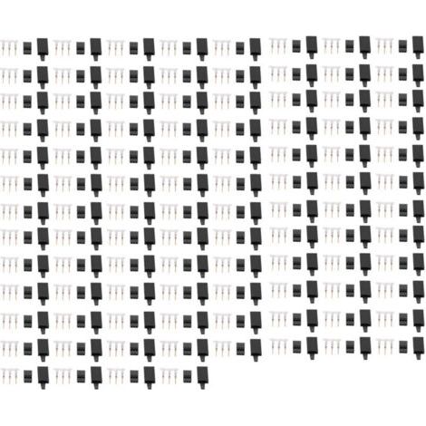 Kit de 100 connecteurs JST 3 broches 11.041 avec crochet pour servos RC et modélisme aérien