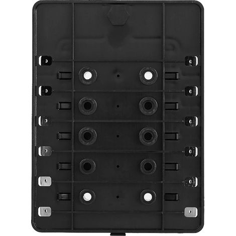 Boîtier porte-fusibles 12 voies standard ATO ATC avec bornier PC pour voiture bateau (1/5)