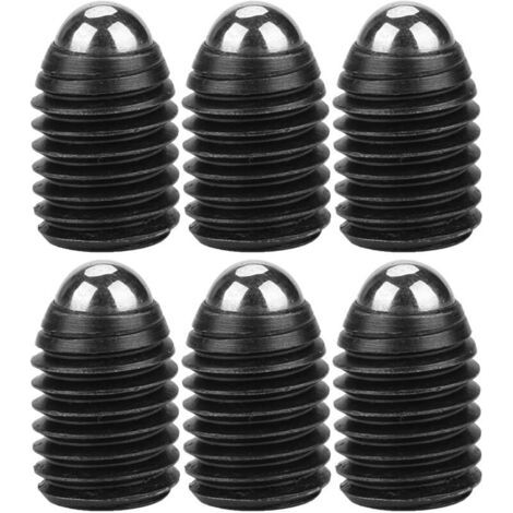 Packung mit 10 Kugelgelenken aus Kohlenstoffstahl, M12-Sechskantgewinde, Befestigungsschrauben, Kugelgelenk aus Kohlenstoffstahl (M12 x 16)