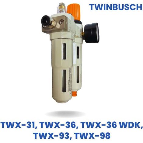 Ricambio Twin Busch: Unità di servizio aria compressa completa tipo D TWX-31, TWX-36, TWX-36 WDK, TWX-93, TWX-98 (1/5)