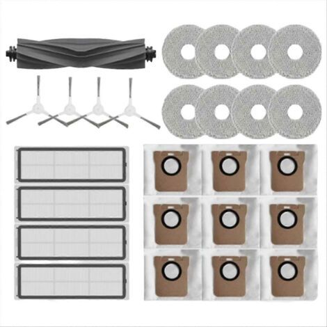 Pour Dreame L10S Ultra/S10 Pro, pour aspirateur robot Xiaomi X10 Plus, brosse latérale principale, filtres HEPA, serpillère