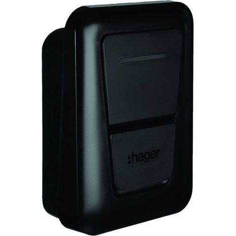 Borne de recharge Witty Plus - IP55 - 1 x 7,4 / 22 kW - 1P/3P - T2 + TIC + RFID - Bluetooth - OCPP - MID - XVL122STI - Hager