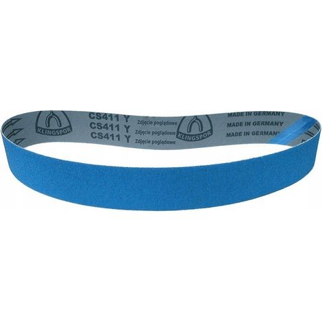 KLINGSPOR  Cinta  de  lija  CS  411  Y  Longitud  533  mm  Ancho  9  mm  resistente  al  agua  Grano  80  -  286888 (1/3)