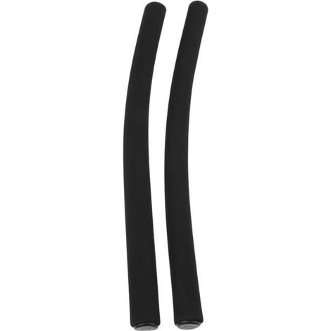2 pièces vélo cyclisme manchon papillon antidérapant guidon mousse éponge couverture vélo poignée Noir mat (1/3)