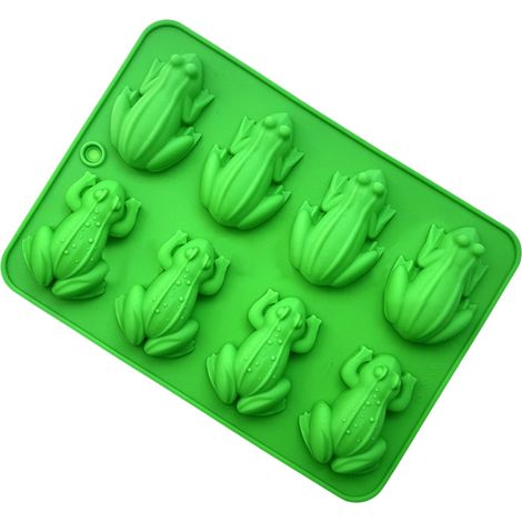 Moule En Silicone - Moule À Chocolat Grenouille - Pour Décoration De Gâteaux Gelée Bonbons Et Glaces - 1 Pièce (1/5)