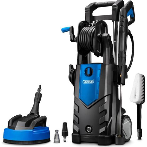High-Performance 2100W Pressure Washer with 165 Bar (2393 PSI), Brushless Motor, 6m Hose, Model 98678