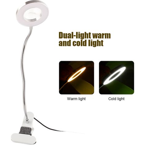 Lampe de maquillage USB pour sourcils et lèvres, tatouage, salon de beauté, lumière LED de bureau avec pince (1/5)