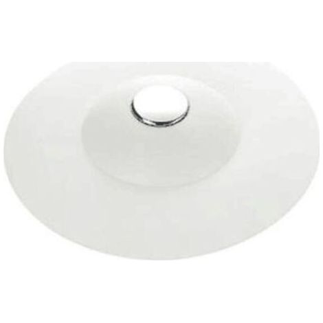 Flex Scarico Stop. Tappo di una vasca da bagno e doccia, con catch-per-view, colore bianco (1/5)