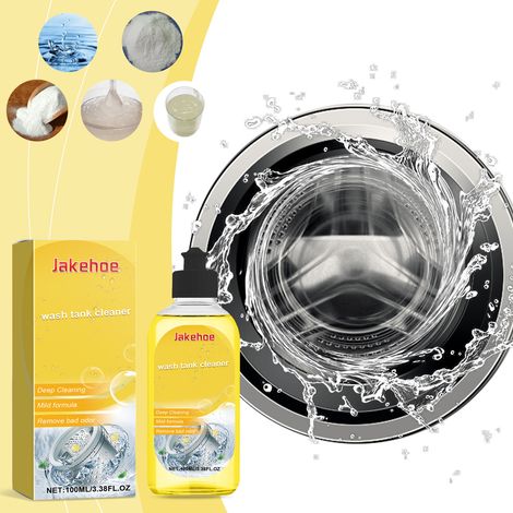 Waschmaschinenreiniger, Trommelreiniger für Haushaltswaschmaschinen, entfernt Schmutz und Gerüche – 100 ml -- DE (1/5)