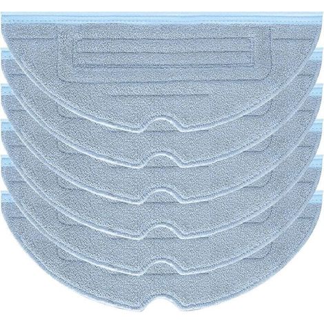 6pcs Serpillière pour Roborock S7 Pro Ultra S7 MaxV Ultra S7 Plus S7 Max Pièces de Rechange Accessoires pour Roborock S7 T7s T7s Plus Robot Aspirateur-- (1/4)