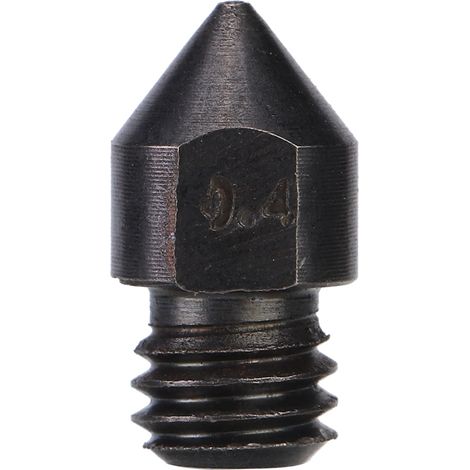 Buse en acier trempé pour imprimante 3D, résistance aux hautes températures, diamètres 0.4/0.6/0.8mm, compatible filament 1.75mm (1/5)