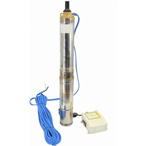 ELETTROPOMPA POMPA SOMMERSA IMMERSIONE POZZI ACQUA SABBIA 550W 80M 0,75 HP 540aw
