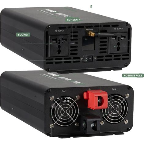 Inversor de onda sinusoidal pura, alta eficiencia, 3000W, 24V, 220V (1/2)