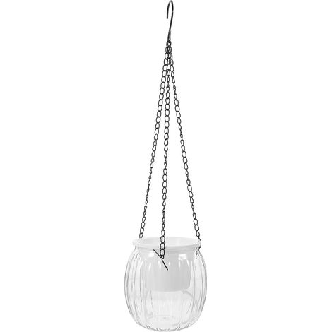 Pot suspendu KICHOUSE pour plantes d'intérieur avec crochet et système d'arrosage automatique, (1/5)