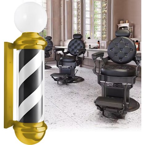 Lampada a LED da soffitto a colonna per barbiere, insegna pubblicitaria per salone di bellezza, 81,5 cm (1/2)