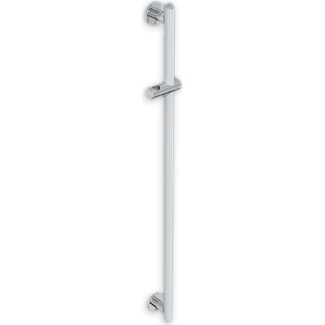 Saliscendi doccia serie raffaello cm 120 bianco opaco, inox lucido (1/3)