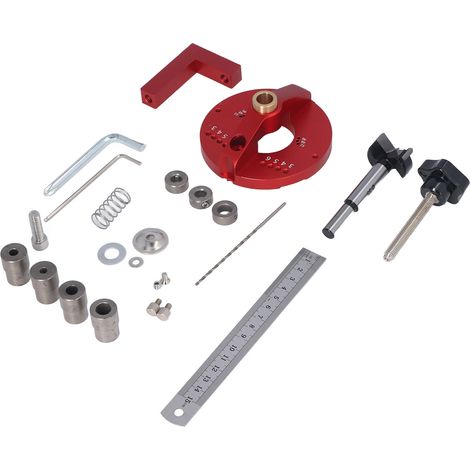 Scharnierbohrlehre 35mm Dübelbohrwerkzeug-Set für die Möbel-Holzbearbeitung (1/5)