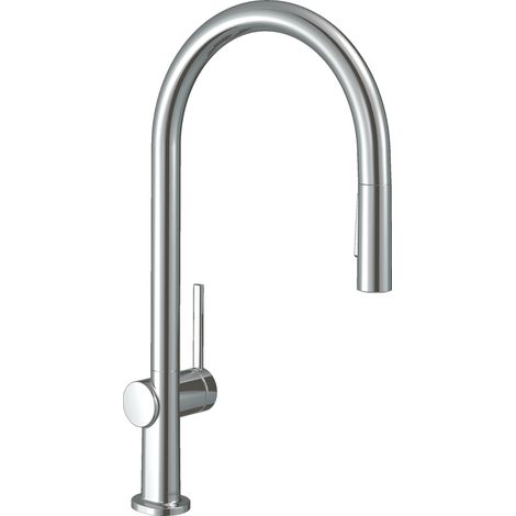 Hansgrohe Talis M54 - Miscelatore da lavello Talis con doccetta estraibile, EcoSmart, cromo 72842000 (1/2)