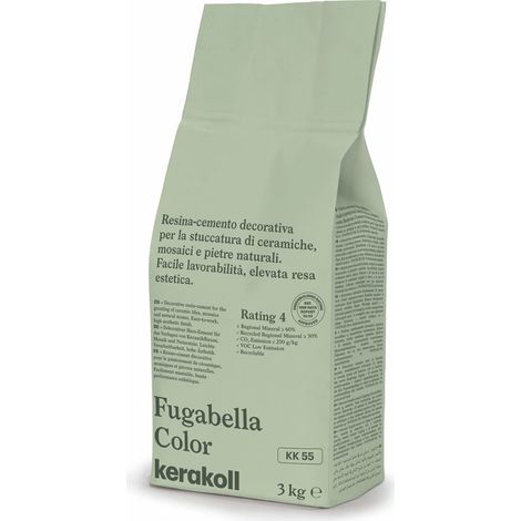Joint résine-ciment Fugabella Color FILL 3 kg – Hydrofuge pour pièces humides – Haute résistance aux acides – Antibactérien – Kerakoll (1/3)