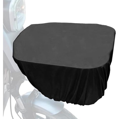 Funda para cesta de bicicleta，Funda impermeable para cesta de bicicleta，Protector impermeable universal para cesta de bicicleta，5447 cm，Negro (1/5)