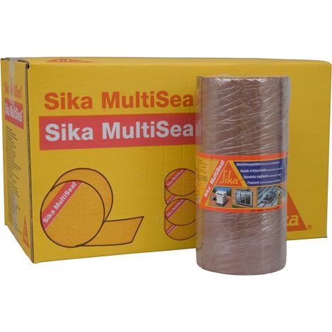 Sika – Bande d'étanchéité bitumineuse 225mm x 3m – Auto-adhérente pour toitures et gouttières – Compatible supports bitumineux – Terre cuite