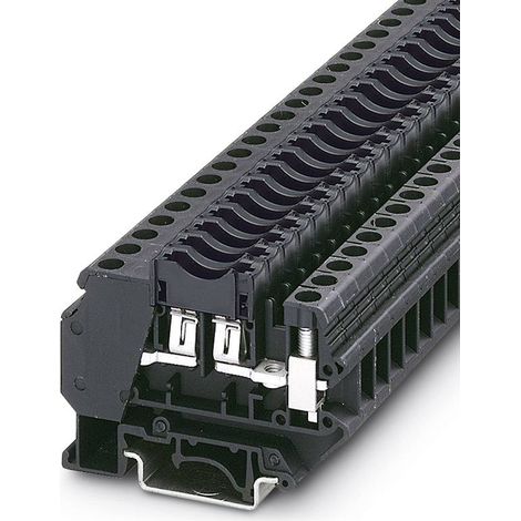 Bloc de jonction pour fusible plat Phoenix Contact UK 6-FSI/C 3118203 noir 50 pc(s) S61152