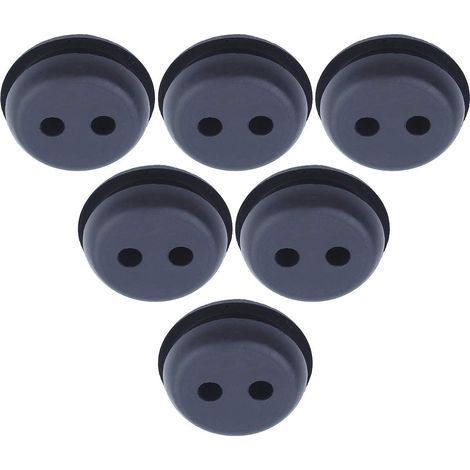 Réservoir de carburant Oeillet en caoutchouc pour trou 2 trous 21 mm (13/16 ") Coupe-herbe mangeur de mauvaises herbes Kit de remplacement (1/5)