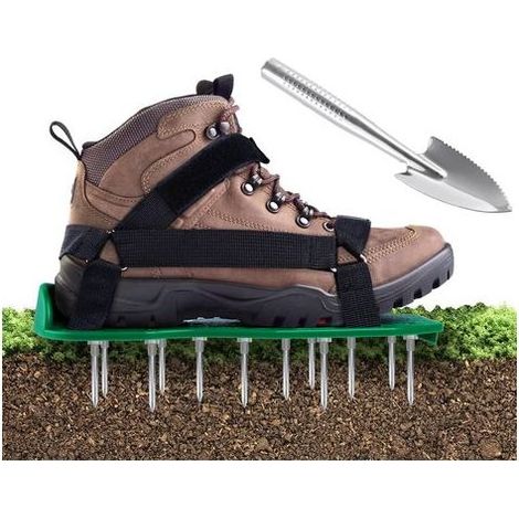 TAISHENGDA - Sandali aeratori per prato Ineasicer, scarpe da prato, aeratore per prato, scarpe con chiodi aeratori per il tuo prato (1/5)