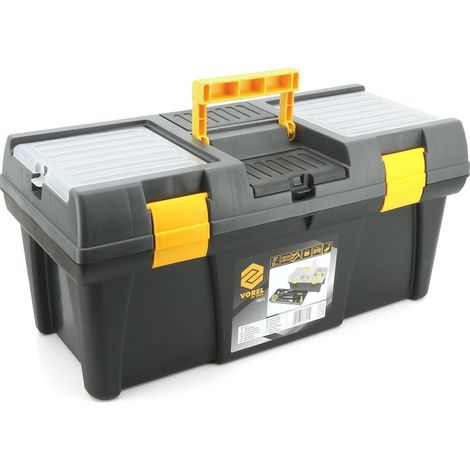 Boîte à outils Vorel plastique transparente 52 5 cm (1/3)
