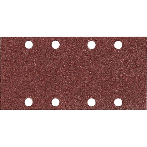 Makita Schleifpapier klett, 93 x 185 mm, K80, 10 Stk. 93 x 185 mm • K80 • 10 Stk. • 8 Loch (1/2)