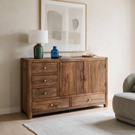 Buffet en bois recyclé Indra (1/5)